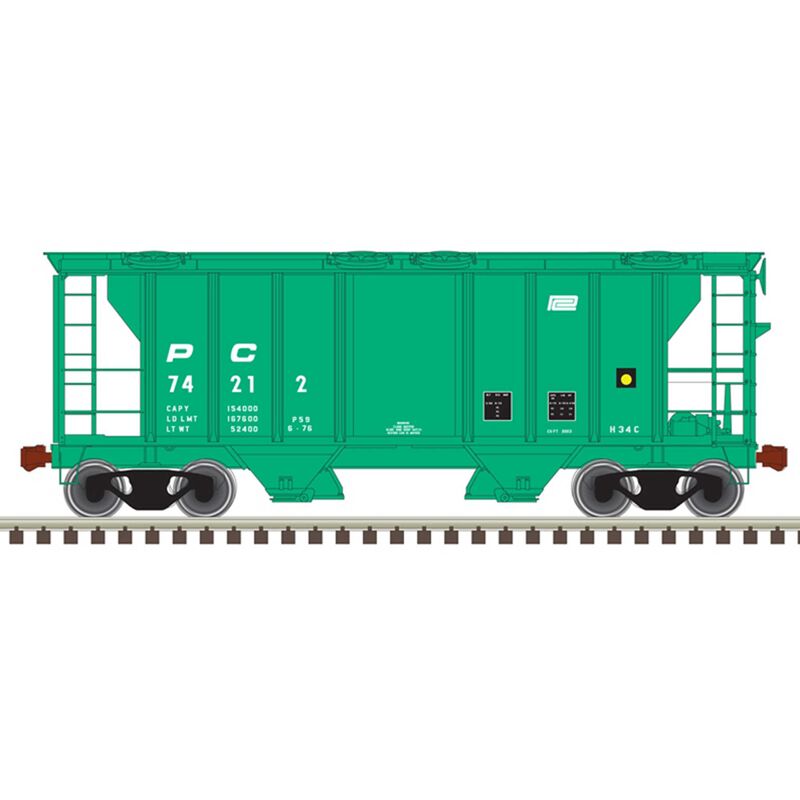 HO PS-2 Hopper Penn Central 74212