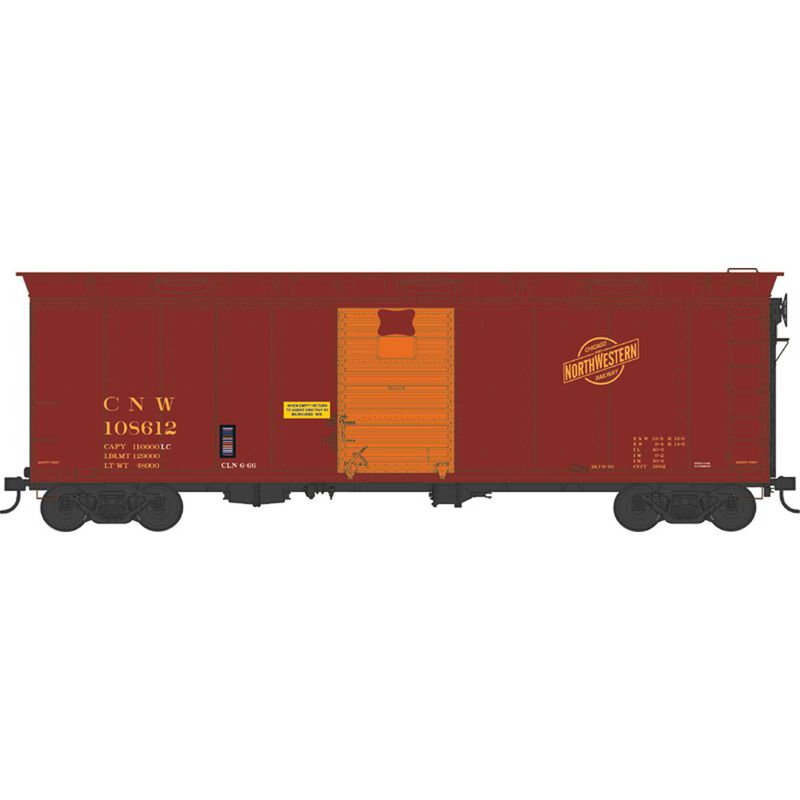 HO 40ft Boxcar C&NW with Hatches #108612