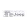 Decal Sheet - Axial 1/10 SCX10 III JeepGladiator