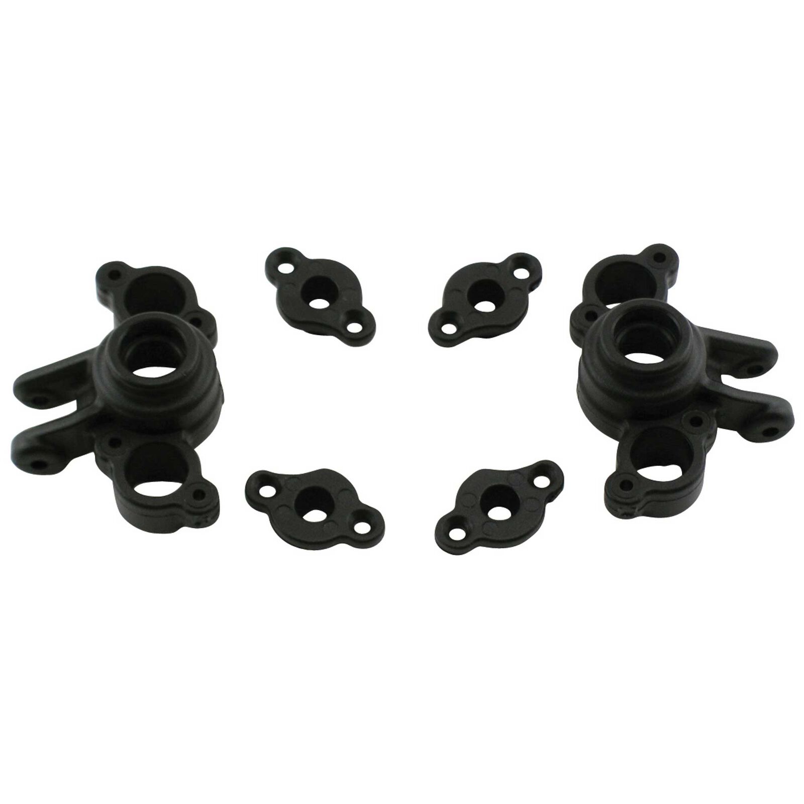 Axle Carriers, Black: 1/16 EVR/SLH