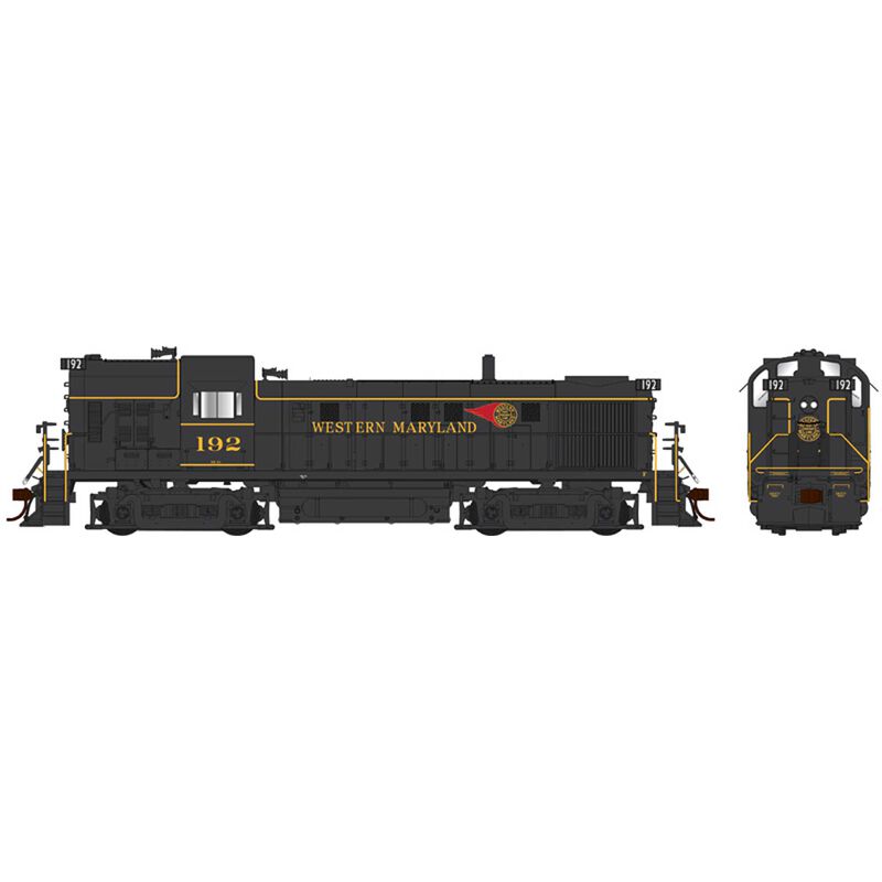 HO RS-3 Locomotive with DCC & Sound, WM Hammerhead Fireball #192