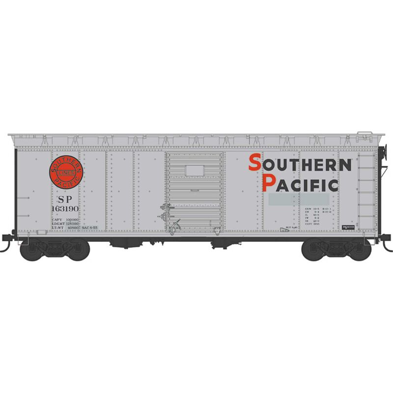 HO 40ft Boxcar SP #163210