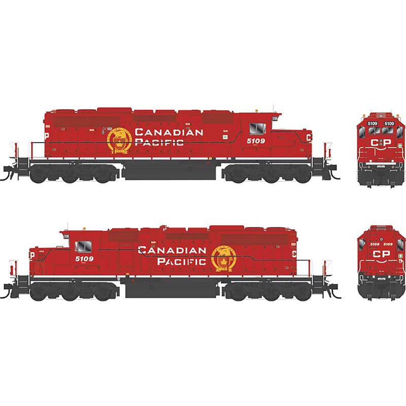 HO GMD SD40-3 Locomotive with DCC & Sound, CP 5109