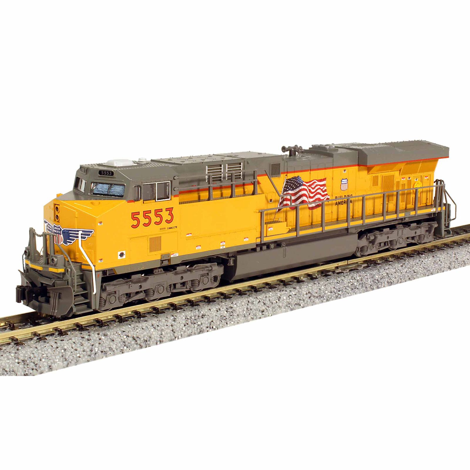 N GE ES44AC Locomotive, Union Pacific #5553 with Digitrax DCC