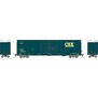 HO RTR FMC 60' DD/SS Hi-Cube Box, CSX #166652