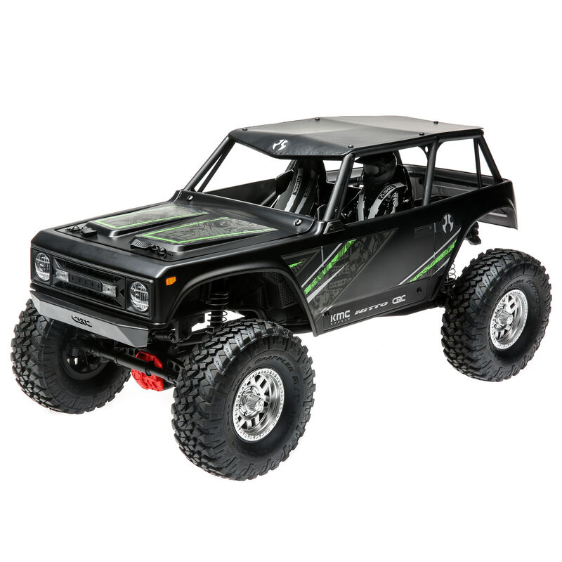 1/10 Wraith 1.9 4WD Rock Crawler Brushed RTR, Black