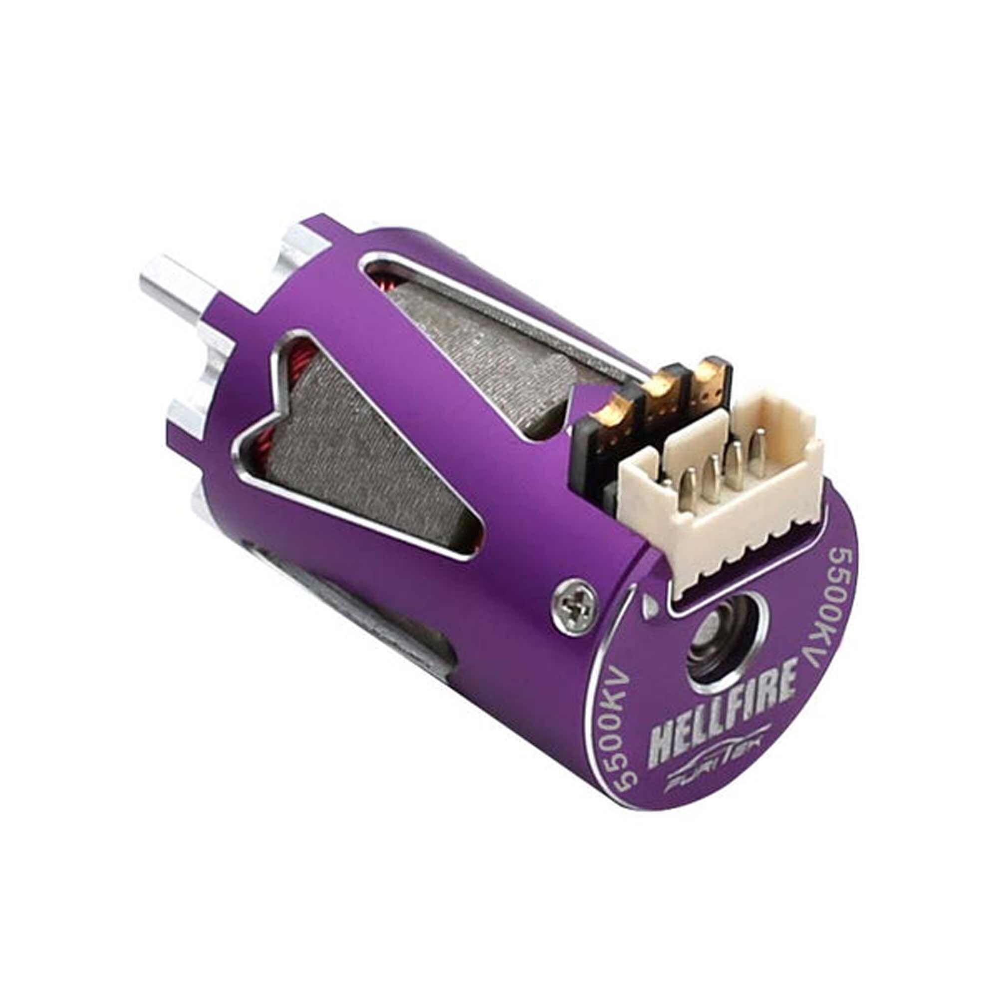 ハイランダーボルコン　フェアリー式 Furitek Hellfire 1410 5500Kv Sensored Brushless Motor, Purple