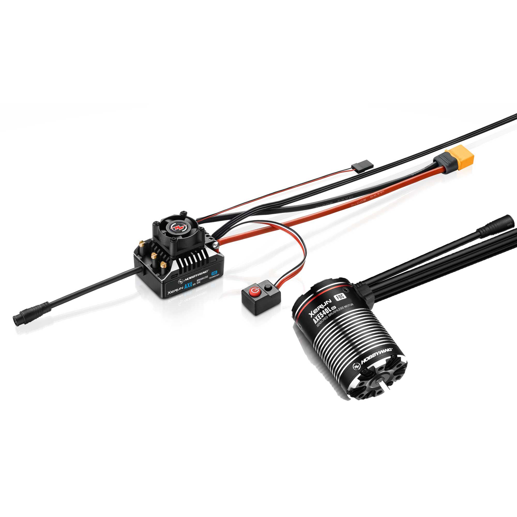 HOBBYWING XeRun AXE 540L Brushless ESC/2800Kv Motor Combo: Rock