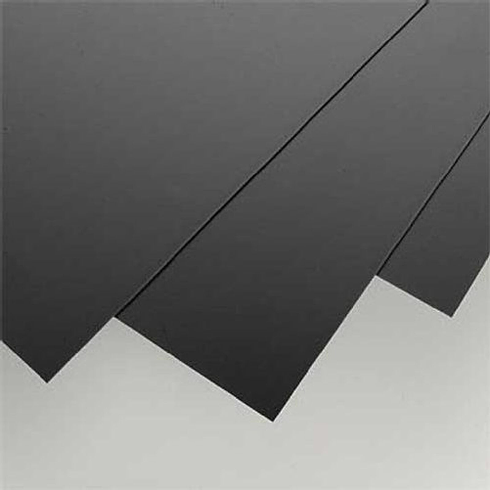 Black Styrene Sheets, .04x8x21" (3)