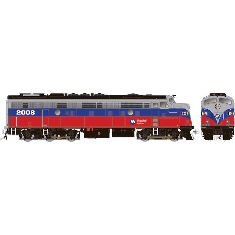 HO FL9 w DCC & Sound Rebuilt MTNTH Red Blue #2017