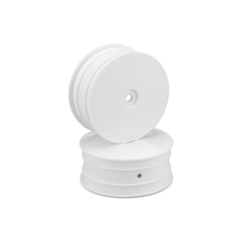 Mono, 2.2" 12mm Hex Front Wheel, White: TLR 22-4 (4)