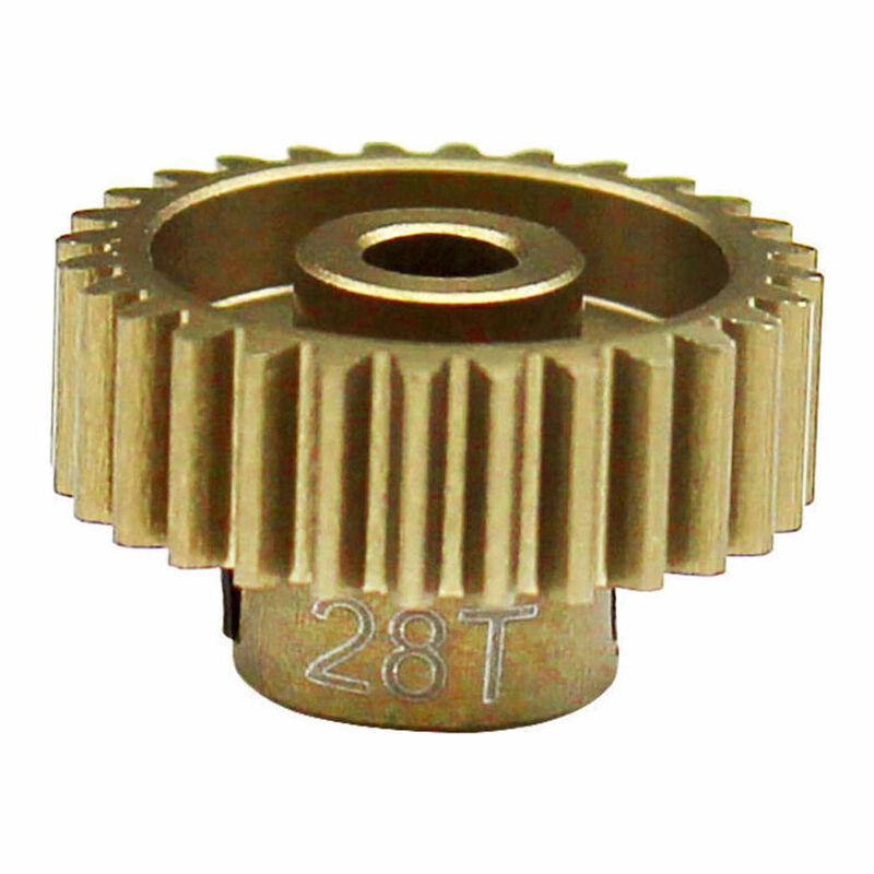 28t 48p Hard Anodized 7075 Pinion Gear