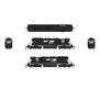 N, EMD SD40-2, NS 1633, Black/White w/ High Hood, No-Sound / DCC-Ready