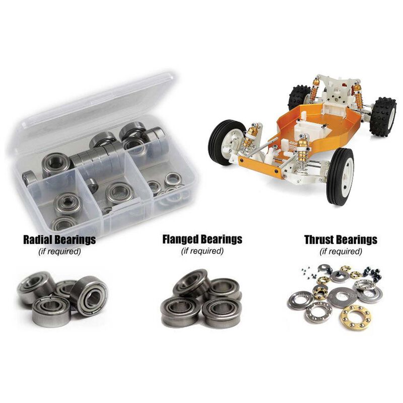Metal Shielded Bearing Kit: 1/10 Team Associated RC10 40th Anniversary