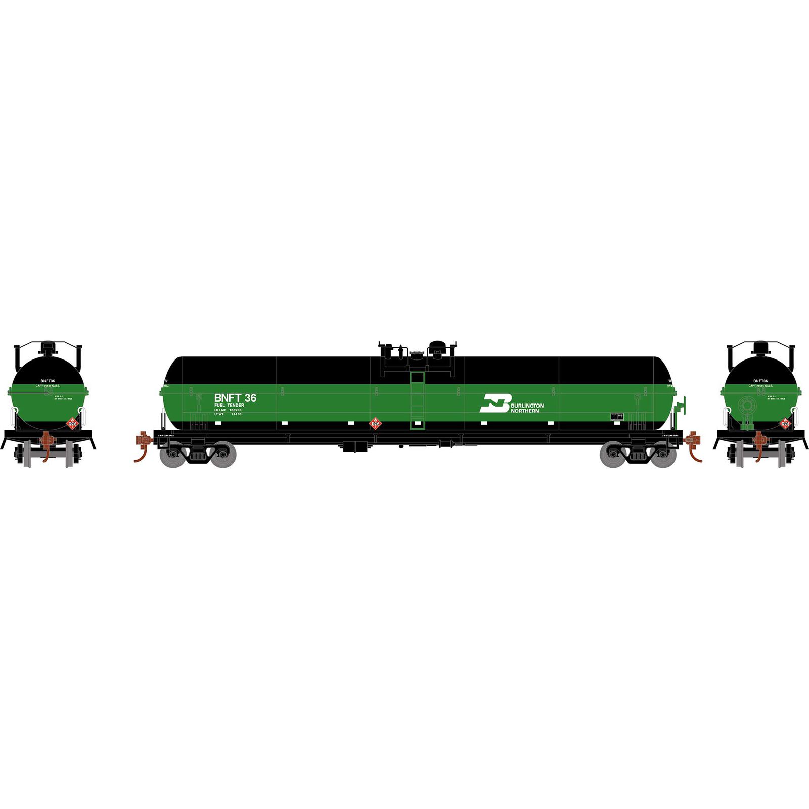 HO ATH 62' Tank Car, BNFT #36