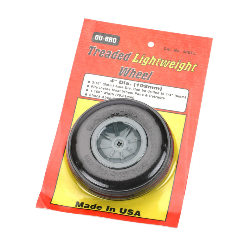 Treaded Lite Wheel, 4" (1)