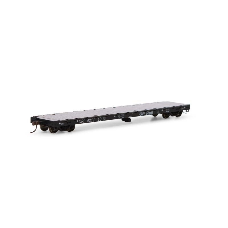 HO RTR 60' Flat Car, CPR #421110