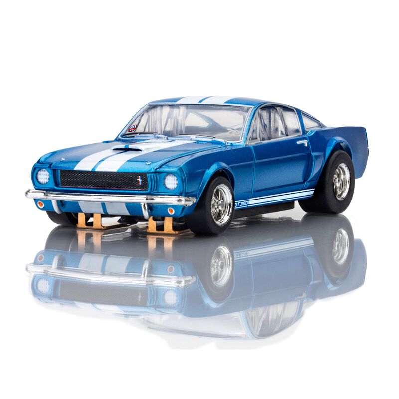 AFX/Racemasters HO Shelby GT350 - 1966 Blue/White Stripes