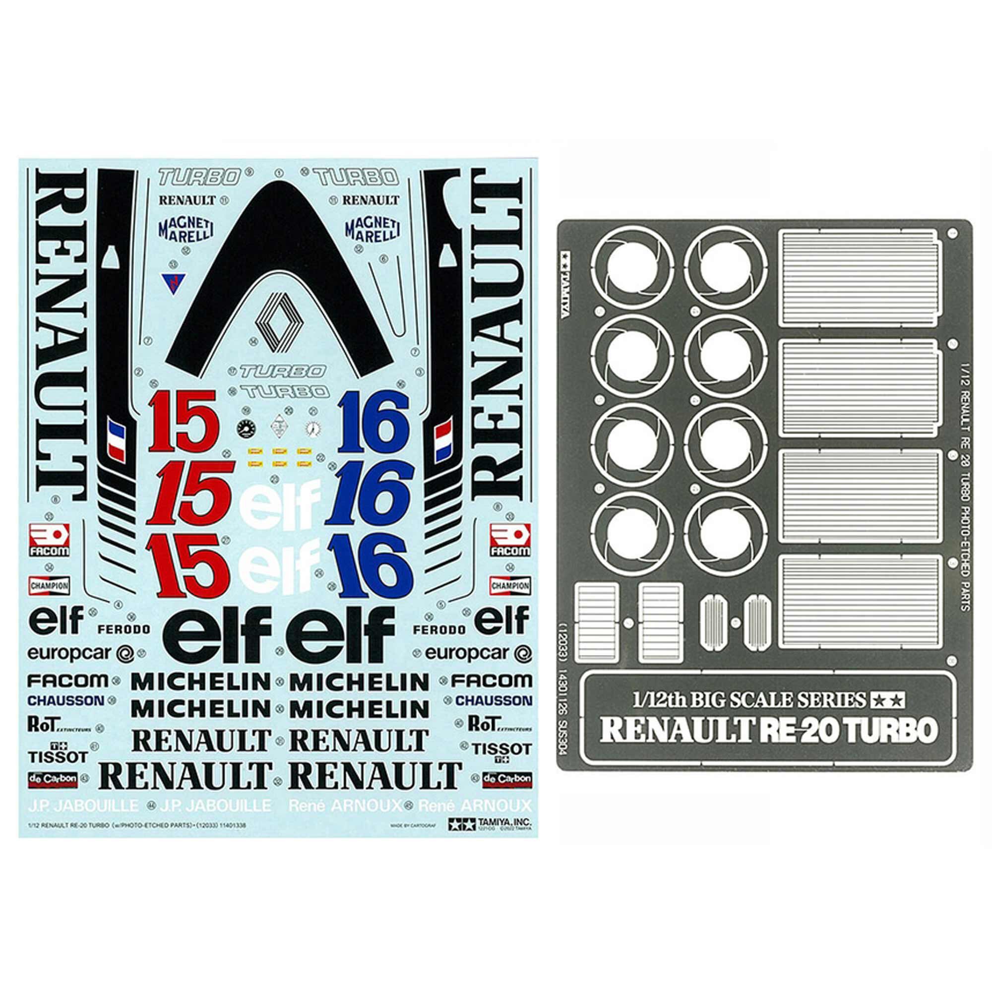 Tamiya 1/12 Renault RE-20 Turbo (Limited Edition) | Tower Hobbies