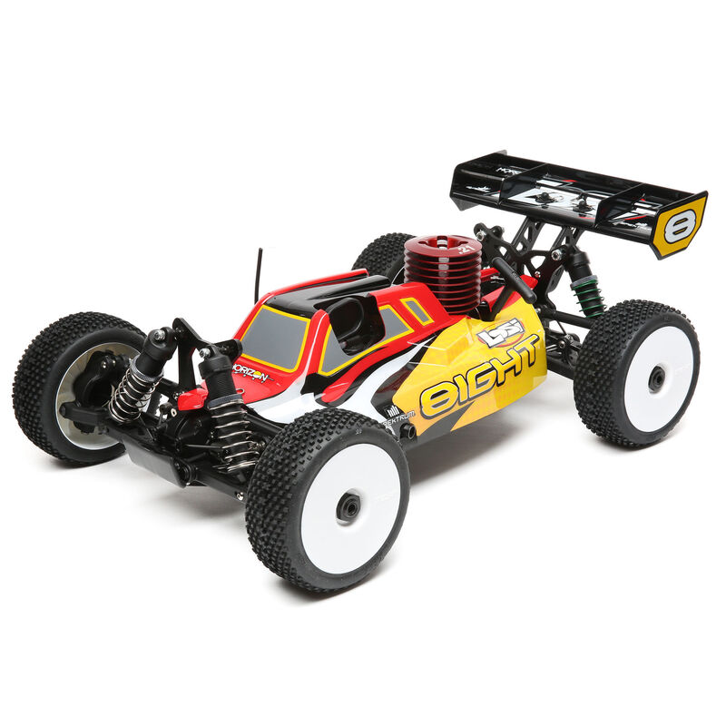 1/8 8IGHT 4WD Nitro Buggy RTR, Red/Yellow - SCRATCH & DENT