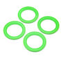 Snap-in Beadlock Rings, Green (4): LMT 2.0