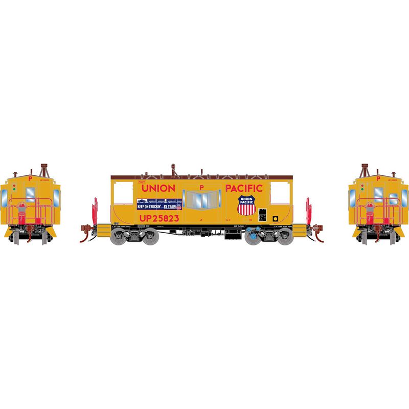 HO ICC CA-11 Caboose with Lights, UP #25823