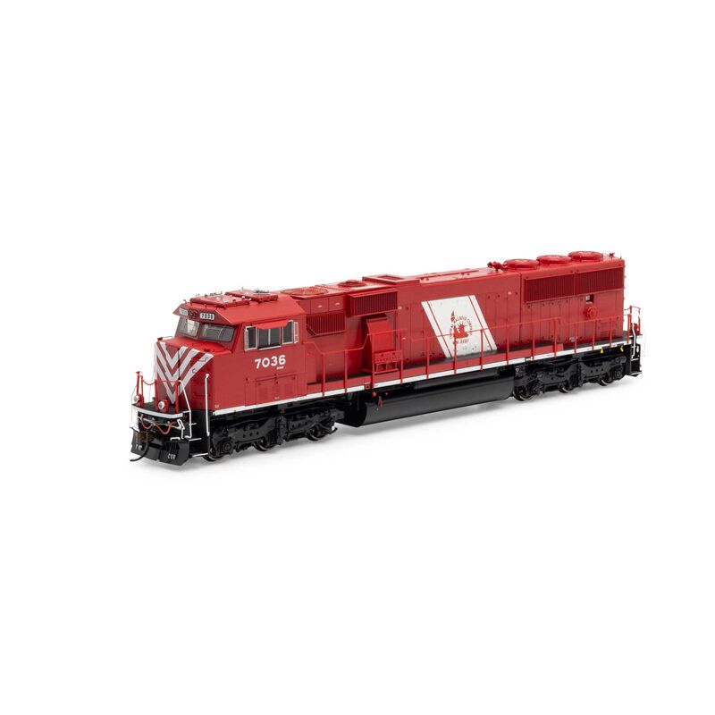 HO SD60E Locomotive with DCC & Sound, NS / CNJ / Heritage #7036