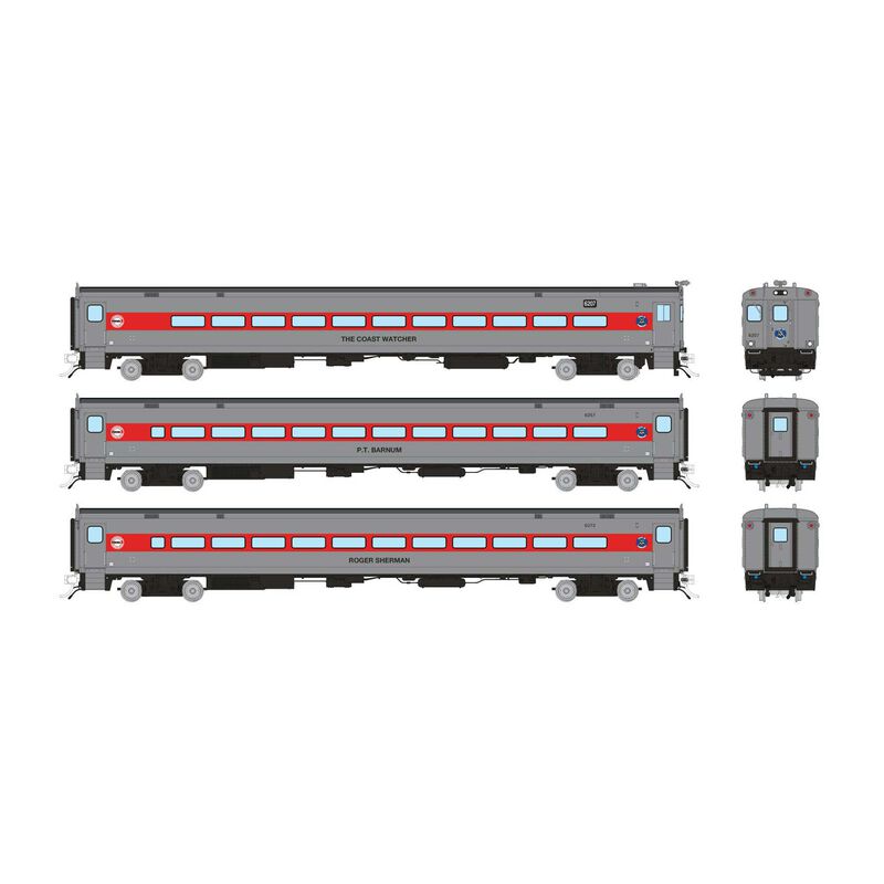 HO Comet Car: CDOT - Late: Set #1 (Cab: 6207 Coaches: 6232, 6272)