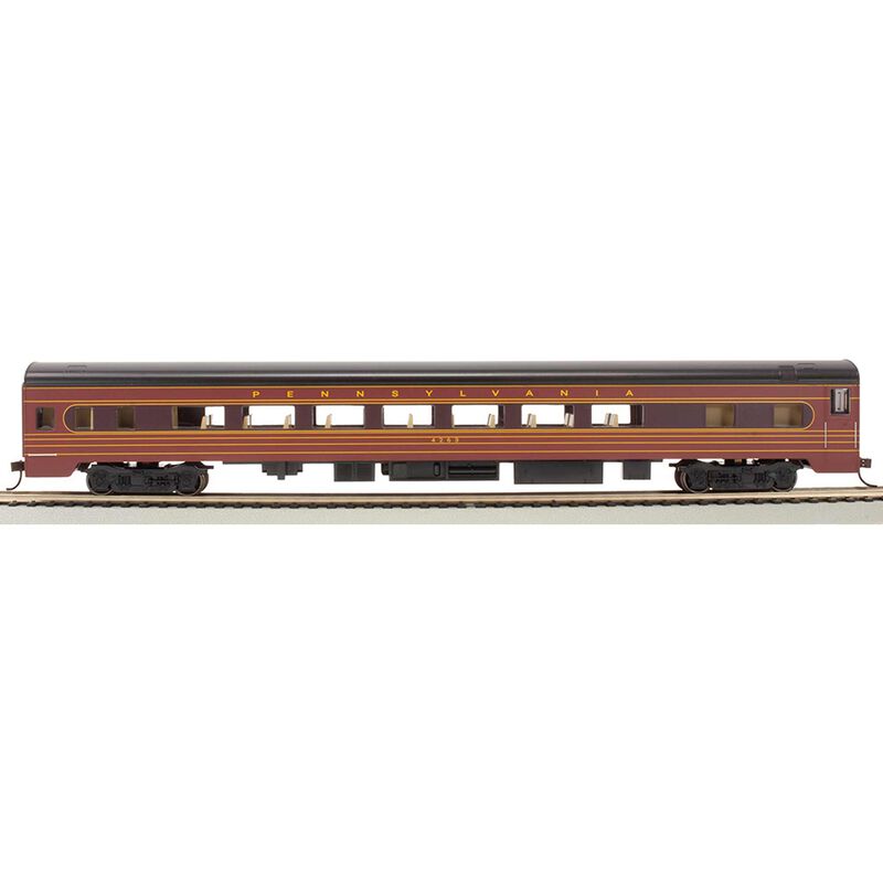 HO 85' SS Coach with Light, PRR #4263-Fleet Modernism