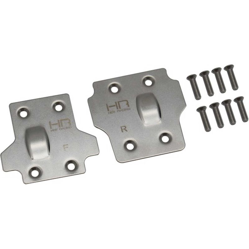 Stainless Steel Skid Plate Set: ARRMA 1/8 BLX