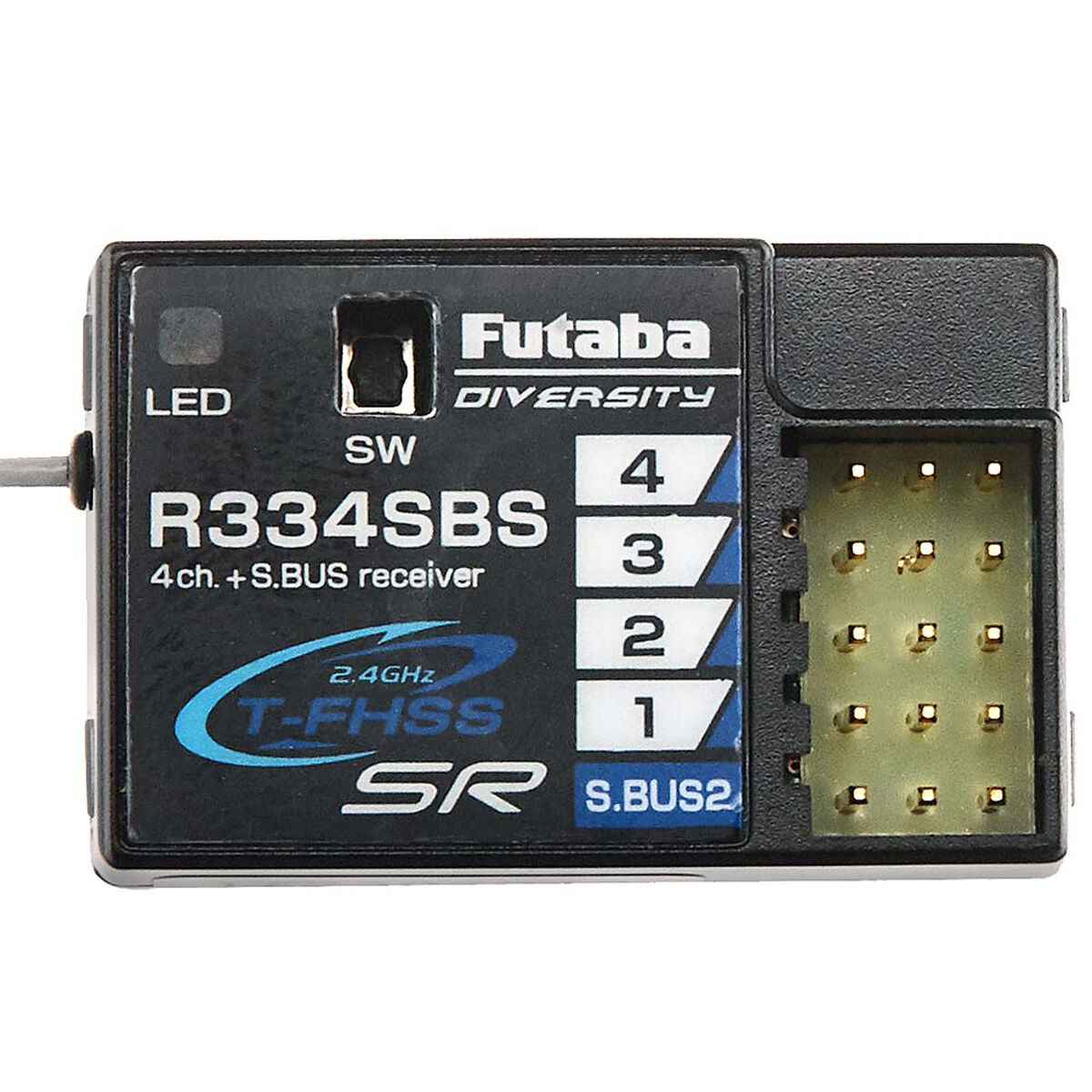 Futaba Systems R334SBS S.Bus2 T-FHSS SR HV Receiver | Tower Hobbies