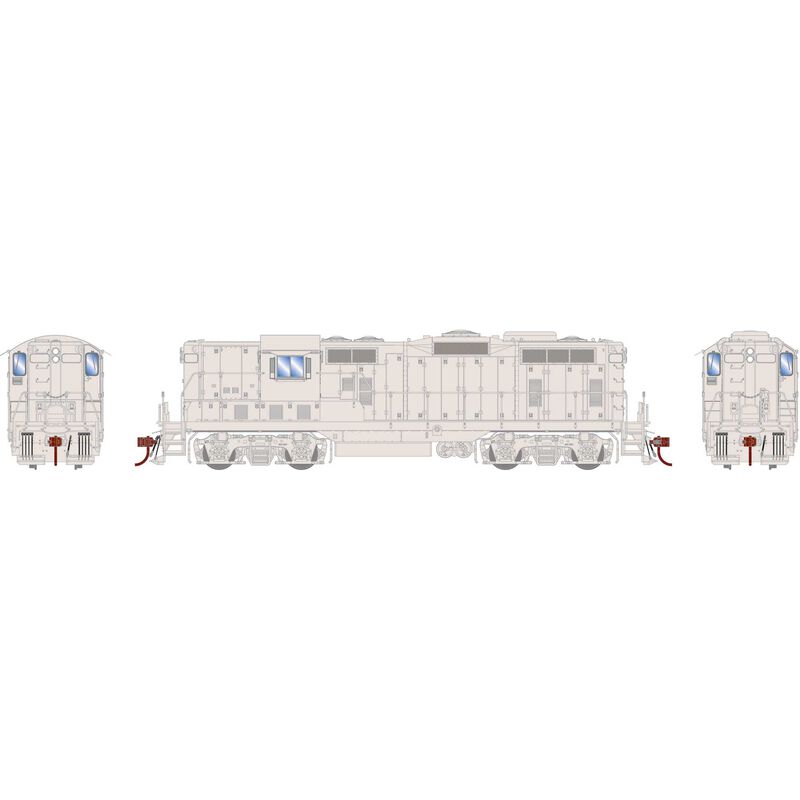 HO GP7 Locomotive, Undecorated with Dynamic Brake Phase III