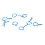 Bent Body Clips Blue (8)