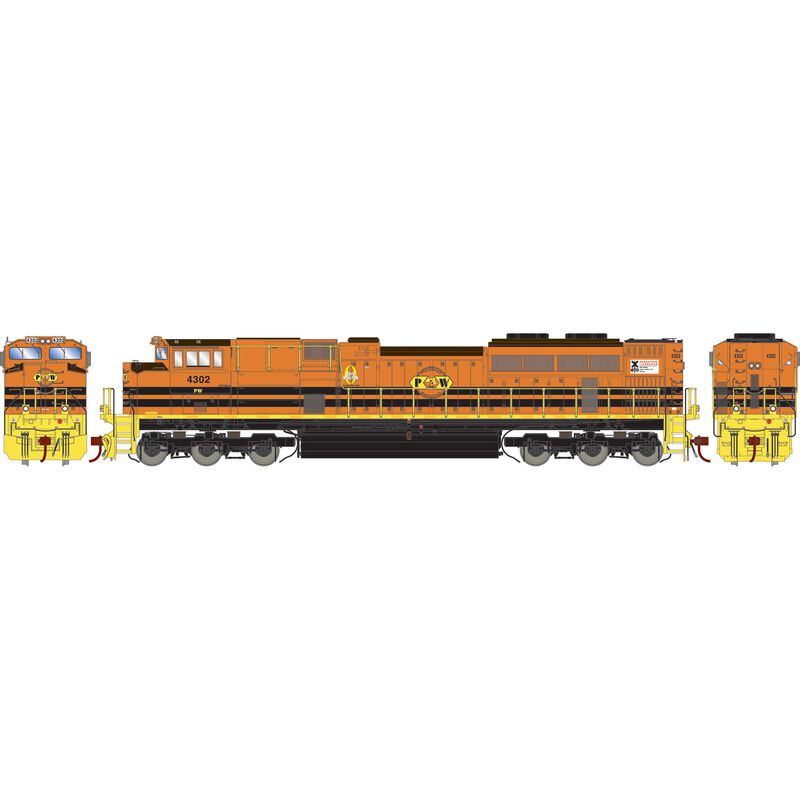 HO SD70M-2 Locomotive with DCC & Sound, P&W #4302