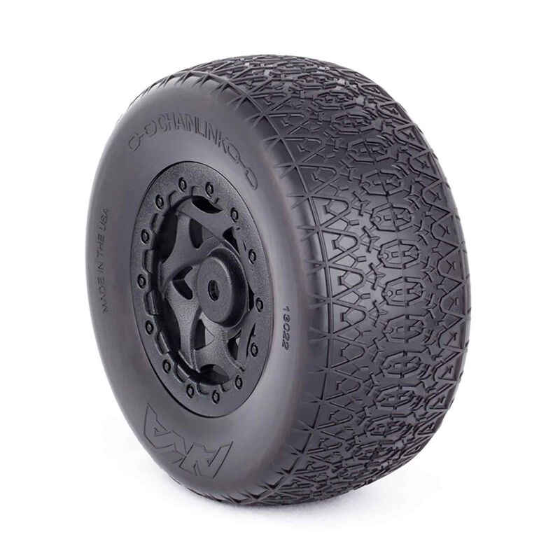 1/10 Short Course Chain Link Wide ,Soft Mount with Red Insert: SC10 4X4