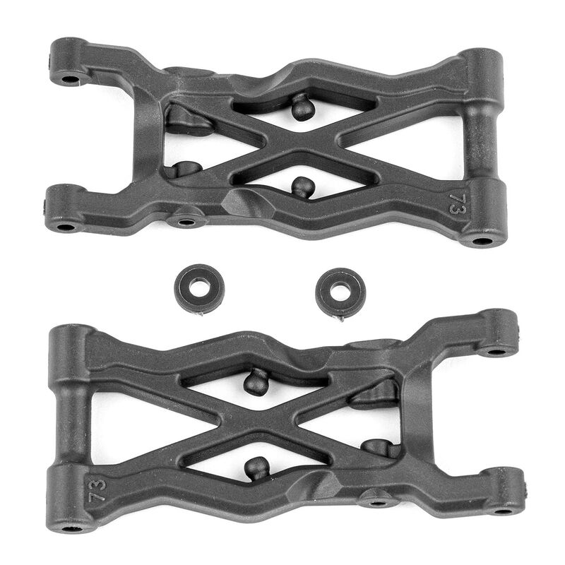 Factory Team 73mm Rear Suspension Arms, 1/10 Team Associated RC10B6.2