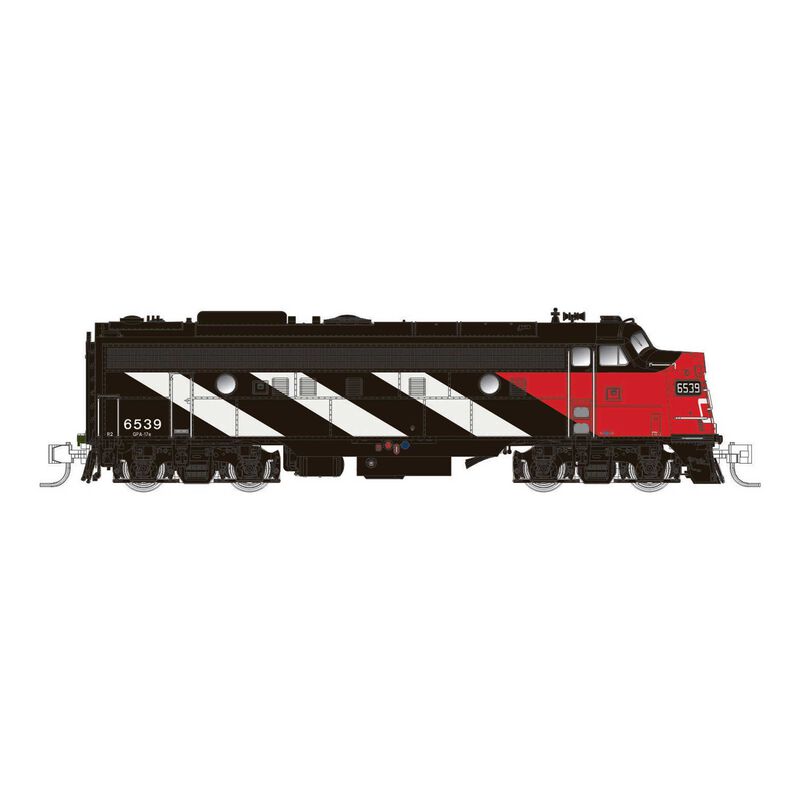 N Scale CN FP9A (DC Silent), CN Stripes #6539