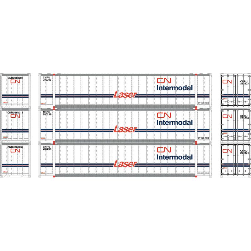 N 48' Containers, CNRU #280203 / 280216 / 280234 (3)