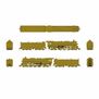 HO ATSF 3460 Class 4-6-4, Painted Brass, Unlettered, Paragon4 Sound/DC/DCC, Smoke
