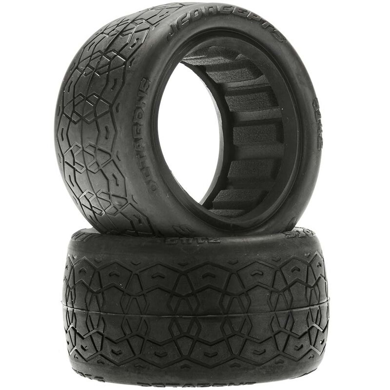 Octagons 2.2 Buggy Rear Tire, Black (2)
