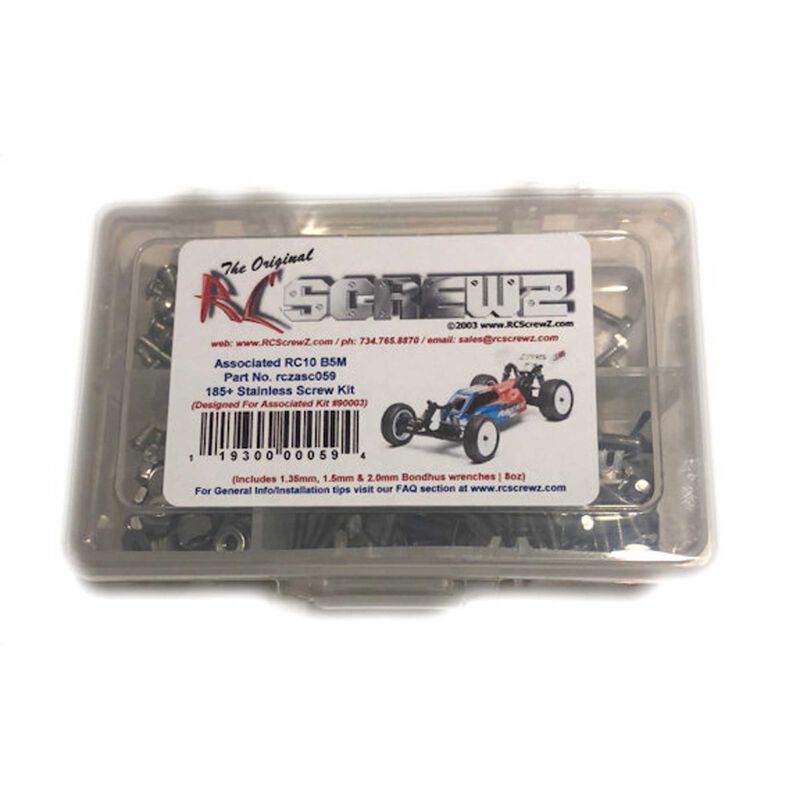Stainless Steel Screw Set: Team Associated RC10 B5M