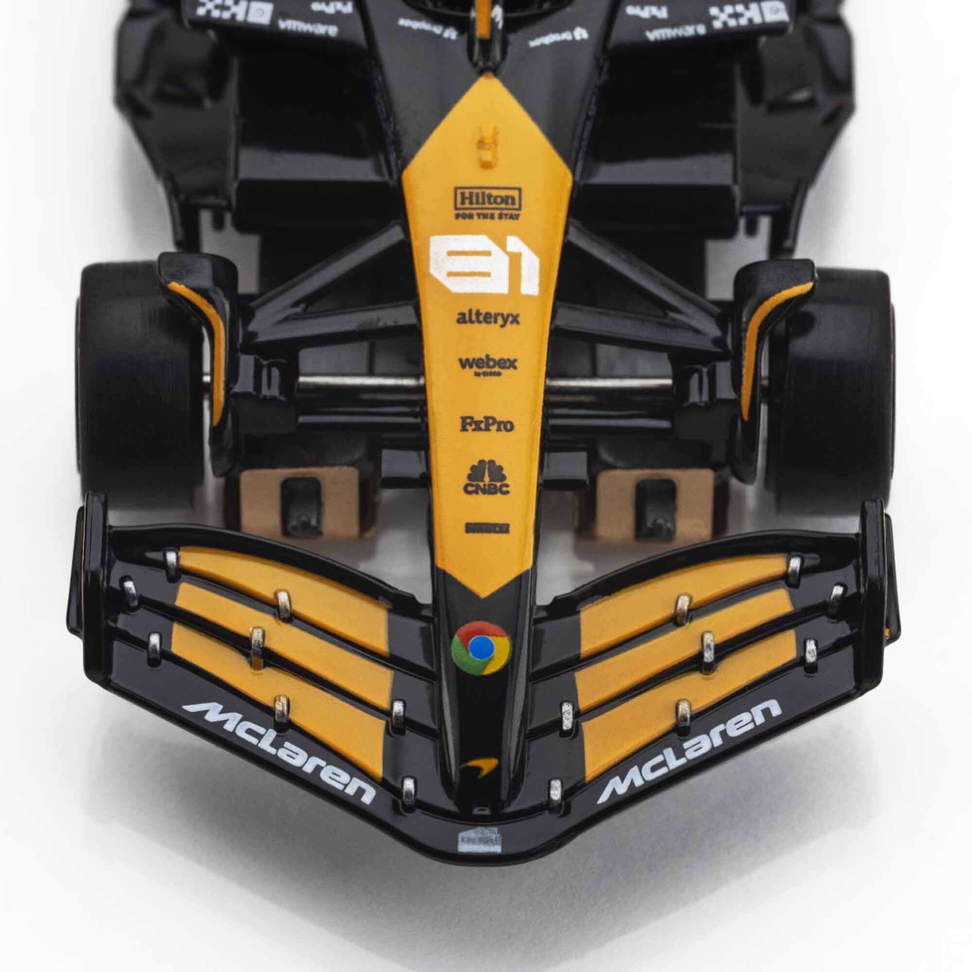 AFX/Racemasters HO 2024 McLaren Fomula-1 MCL38 #81 AU Mega G+ Slot