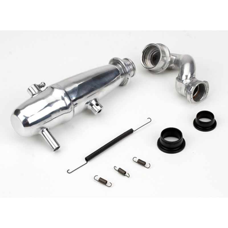 1/10 Revo Power Inline Exhaust System: Polished