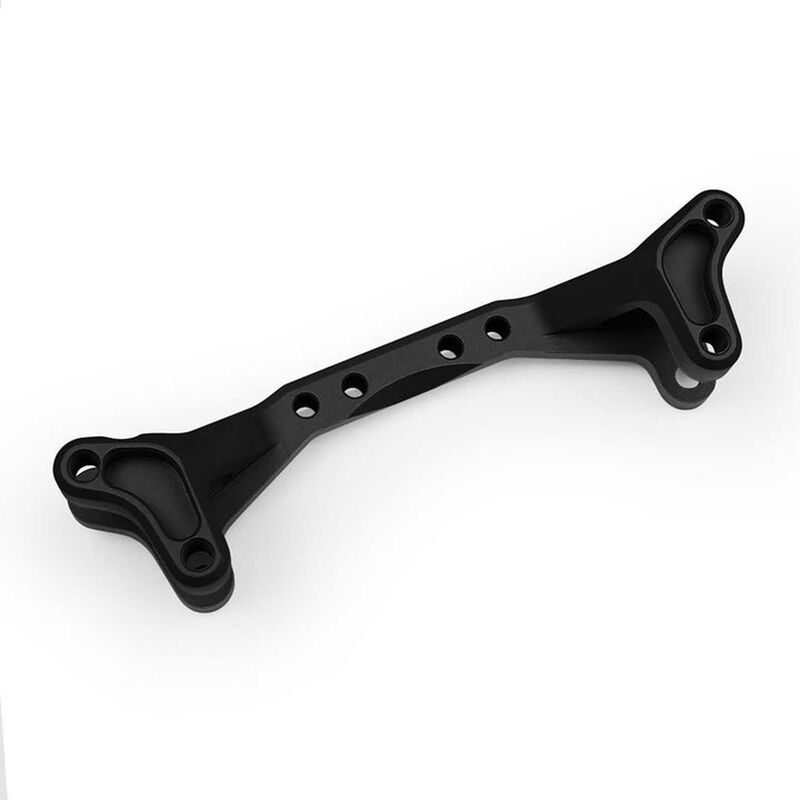Steering Rack, Black Anodized: Axial Yeti
