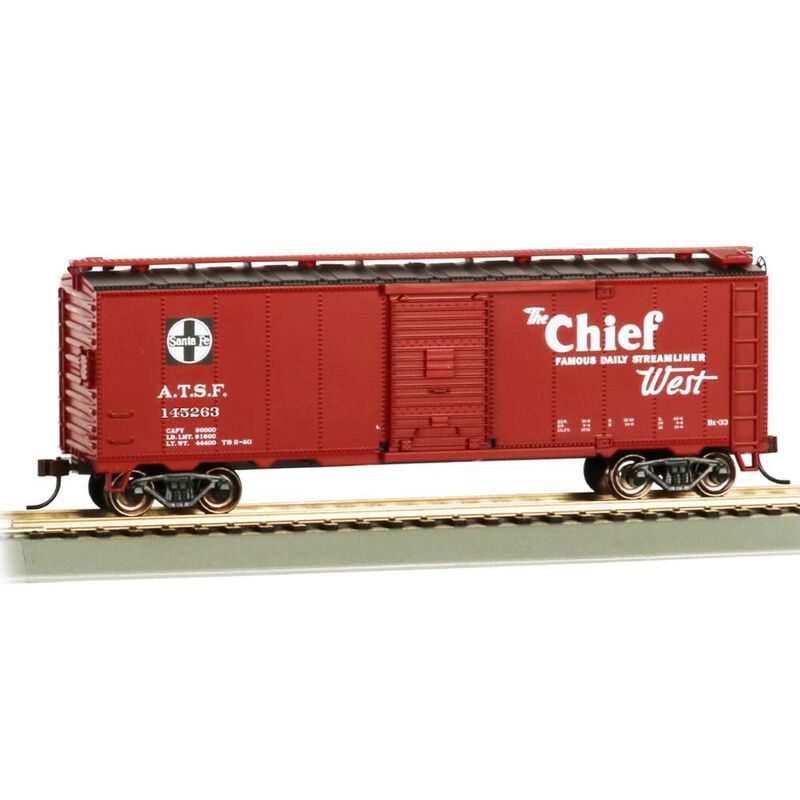 HO 40' Santa Fe Map Box Car Chief #145263