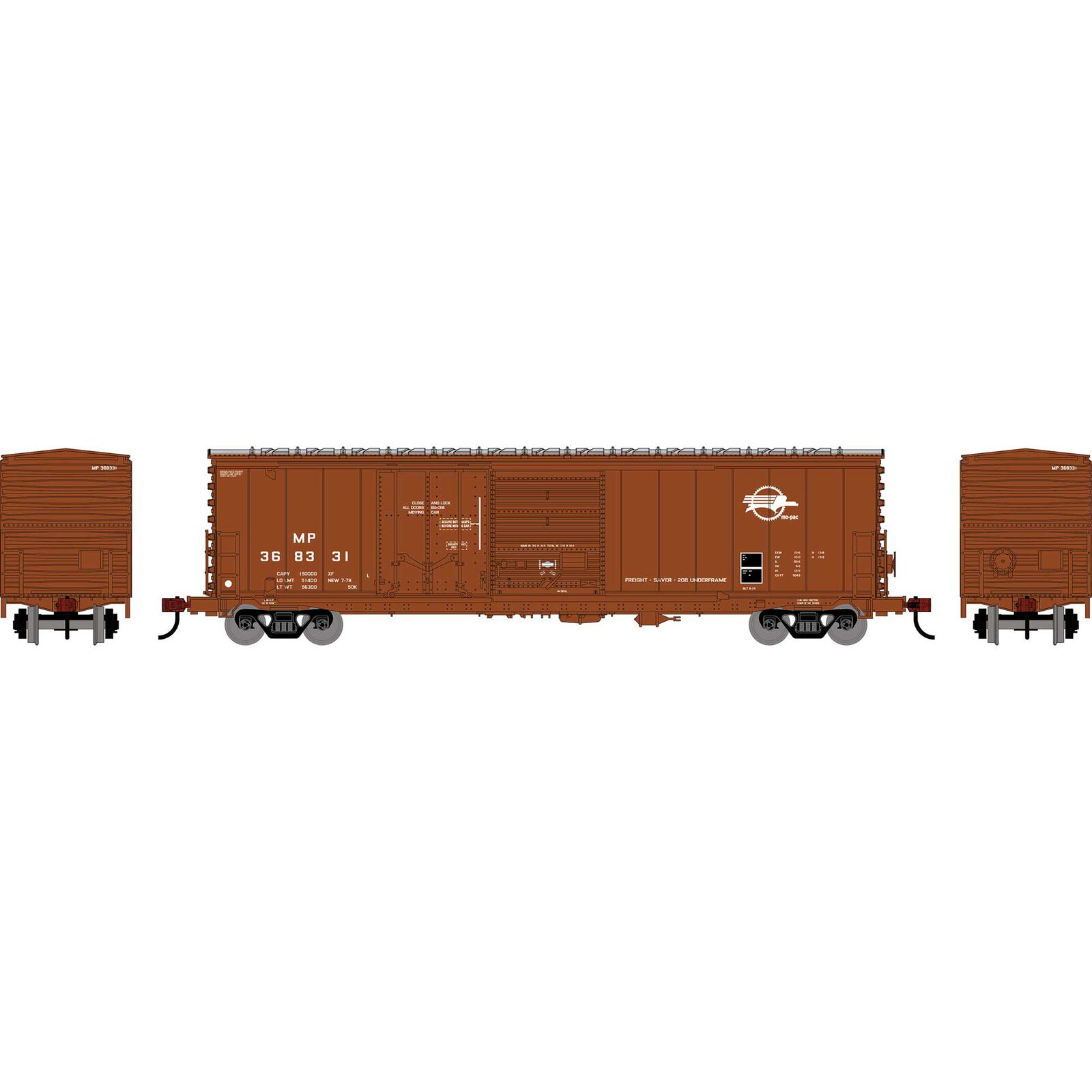 HO ATH 50' ACF Combination Door Box Car, MP #368331