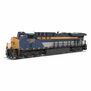 HO GE ES44AC, CSX 1869, C&O Heritage Paint, No-Sound / DCC-Ready