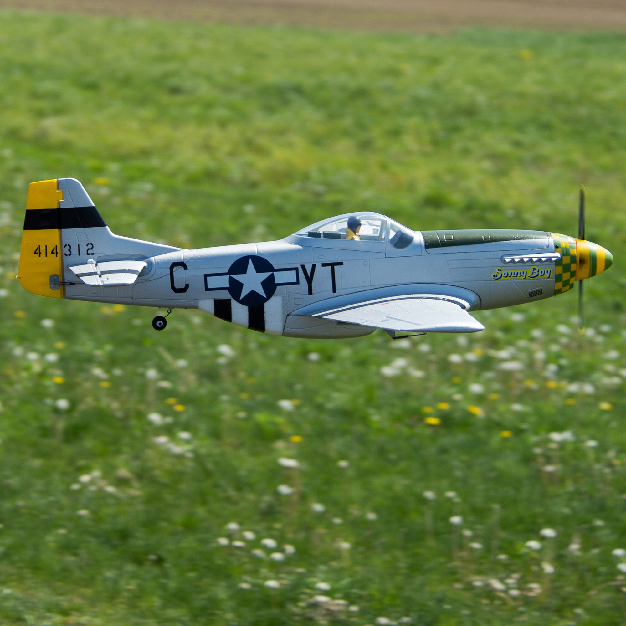Force RC P-51D Mustang 1.1m PNP | Tower Hobbies