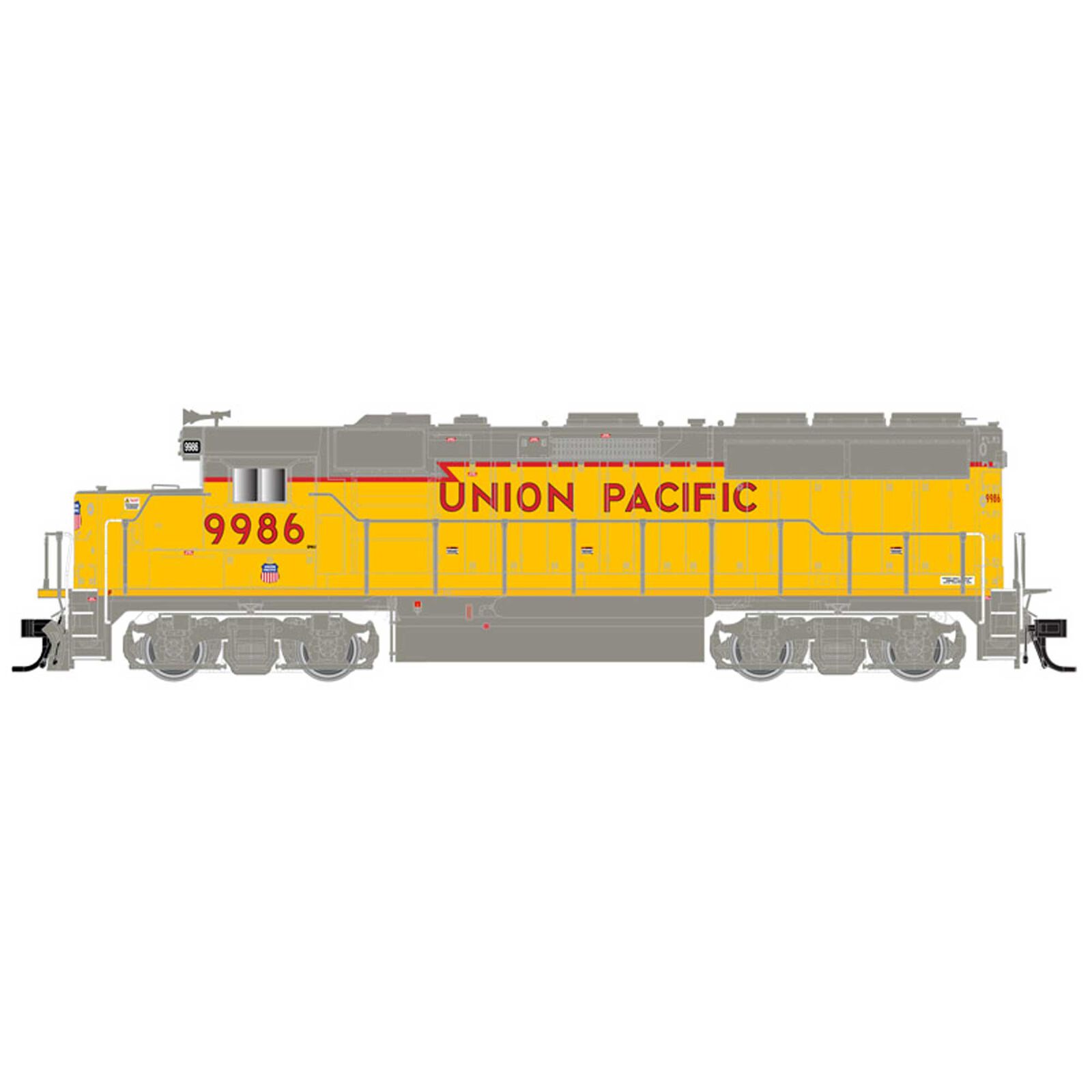 N GP40-2 UP #1461