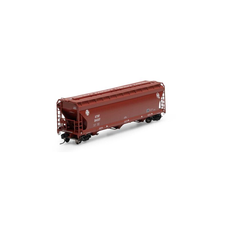 N ACF 4600 3-Bay Center Flow Hopper, ATSF #314337